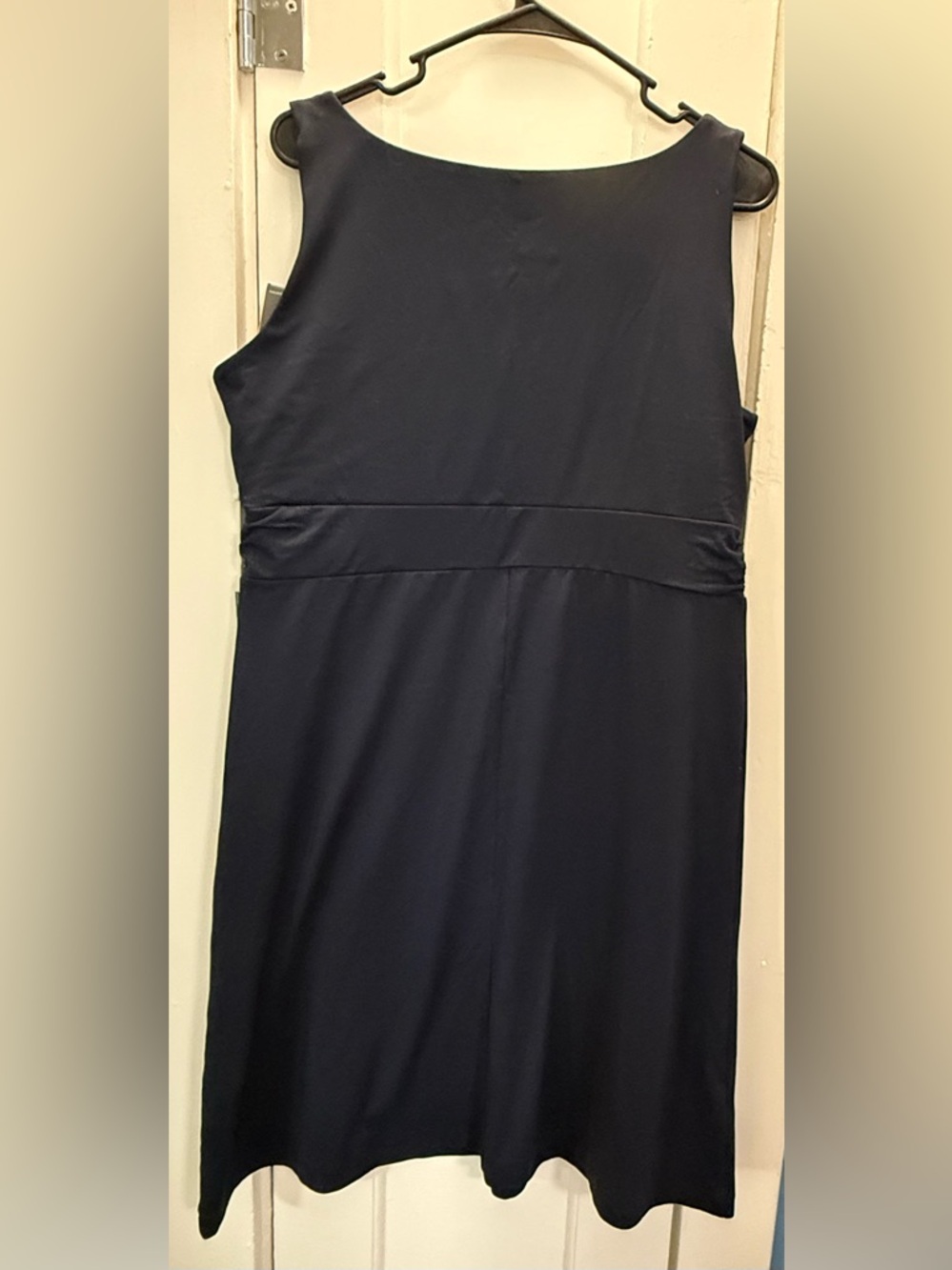Eddie Bauer Navy Sleeveless Wrap Dress - Picture 2 of 4